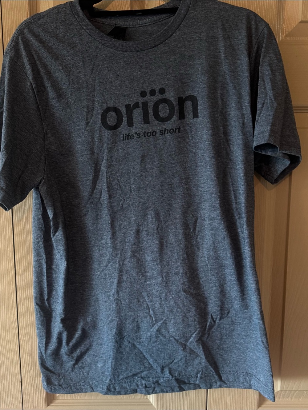 Orion UNISEX Charcoal Grey Logo Short-Sleeve Tee
